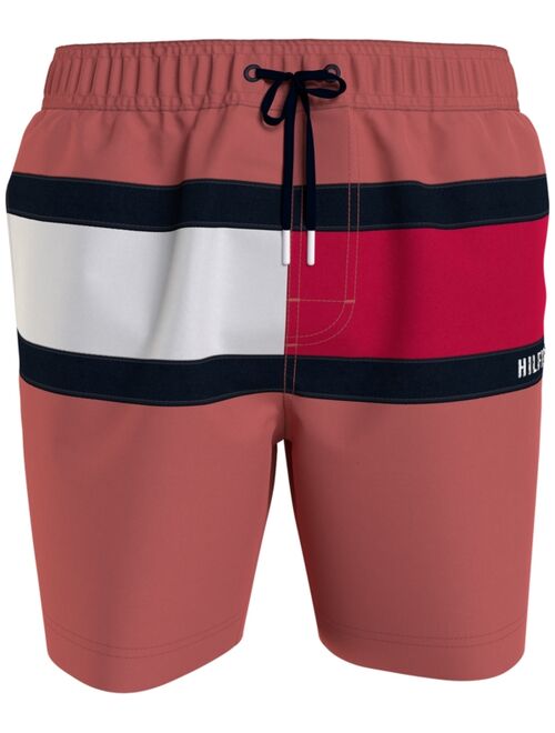 Tommy Hilfiger Men's Tommy Flag 6.5" Swim Trunks, Created for Macy's