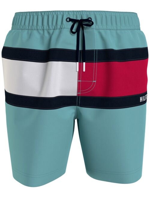 Tommy Hilfiger Men's Tommy Flag 6.5" Swim Trunks, Created for Macy's