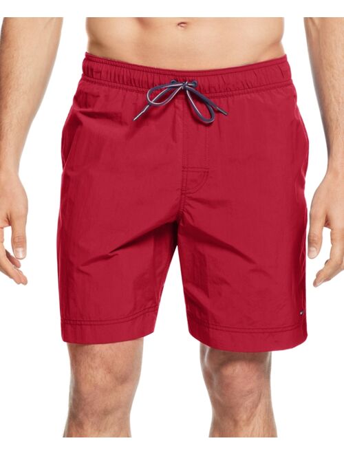 Tommy Hilfiger Men's Big & Tall 9.5" Solid Swim Trunks