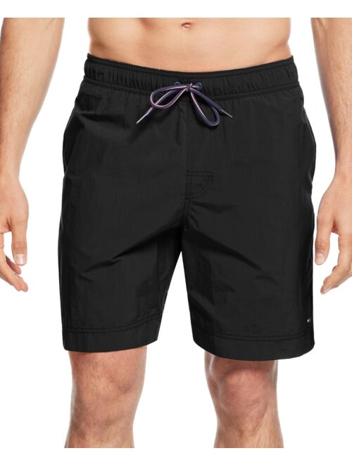 Tommy Hilfiger Men's Big & Tall 9.5" Solid Swim Trunks