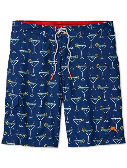 Tommy Bahama Men's Baja Midnight Printed 9" Board Shorts