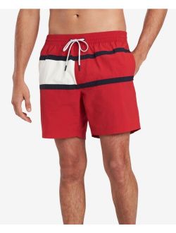 Men's Big & Tall Flag Swim Trunk