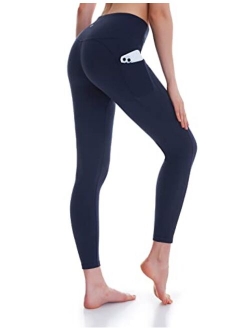 Women's 7/8 High Waist Buttery Soft Yoga Leggings with Deep Pockets Brushed Stretch Squat Proof Workout Pants