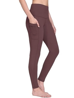 Women's Fleece Lined Leggings Thermal Warm Winter Tights High Waisted Yoga Pants Cold Weather with Pockets