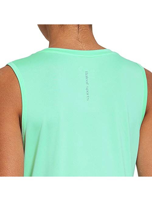 BALEAF Women's Sleeveless Workout Shirts Exercise Running Tank Tops Active Gym Tops