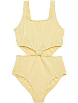 abercrombie kids Knot Front One-Piece Swim Suit (Little Kids/Big Kids)