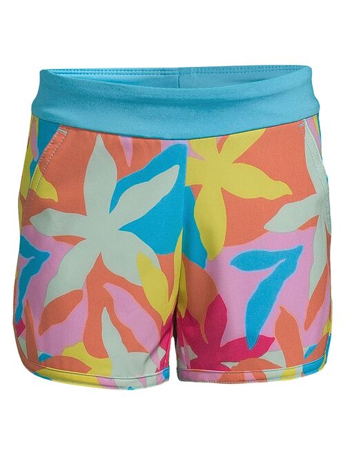 Girls 2-20 Lands' End Stretch Comfort Waist Swim Shorts in Regular, Slim & Plus