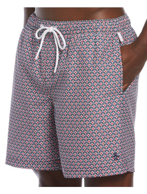 Original Penguin Men's Ditsy Retro Print Swim Shorts