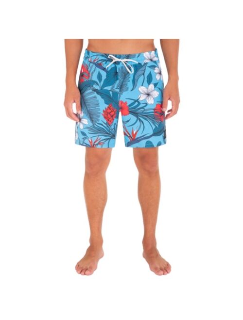 Hurley Men's Miami Marlins Cannonball Paradise Swim Trunks