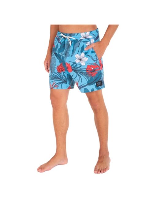 Hurley Men's Miami Marlins Cannonball Paradise Swim Trunks