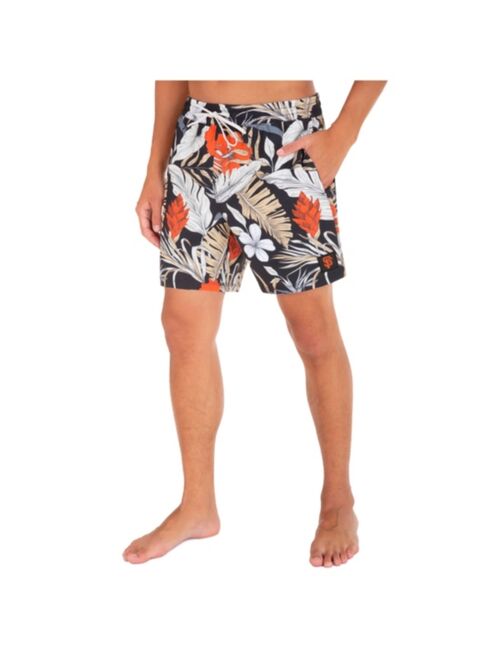 Hurley Men's San Francisco Giants Cannonball Paradise Swim Trunks