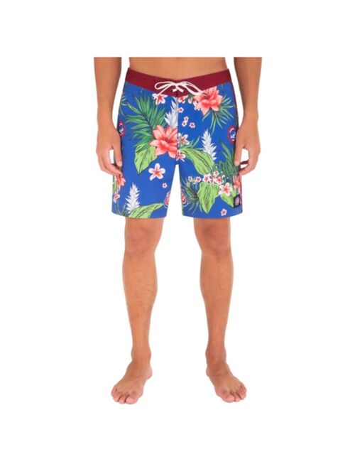 Hurley Men's Chicago Cubs Phantom Tropics Swim Trunks