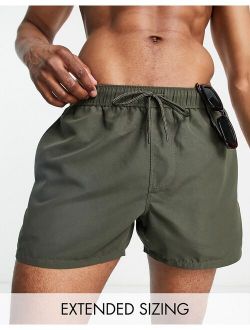 swim shorts in khaki short length