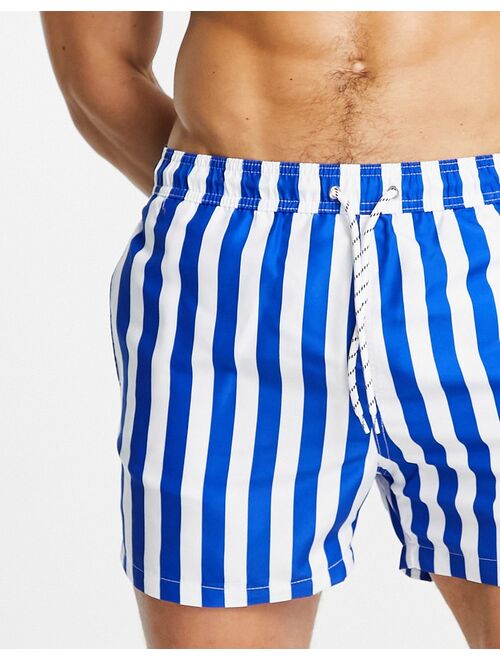 New Look swim shorts with blue stripe