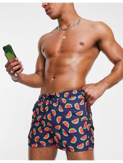 swim shorts with watermelon short length