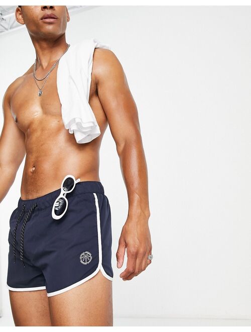 Jack & Jones Intelligence runner swim short in navy