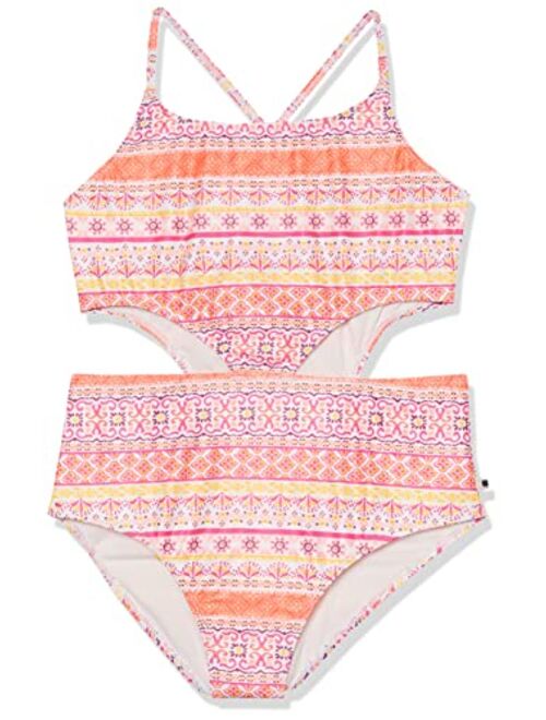 Lucky Brand Girls' One-Piece Swimsuit