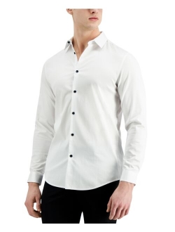 Men's Long-Sleeve Tux Shirt, Created for Macy's