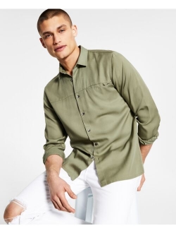 Men's Toby Luxe Long-Sleeve Shirt, Created for Macy's