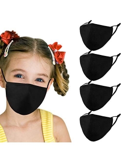 Woplagyreat Kids Cute Face Mask Design Reusable Washable Madks Facemask with Adjustable Earloops Gift