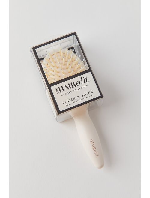 The Hair Edit Finish & Shine Boar Bristle Mini Brush