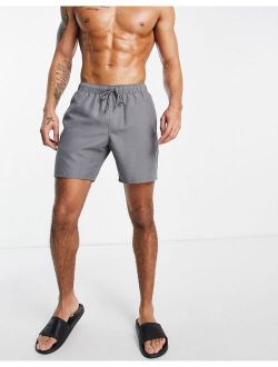 swim shorts in gray