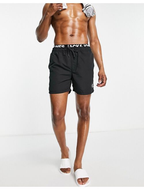 Jack & Jones double waistband swim short