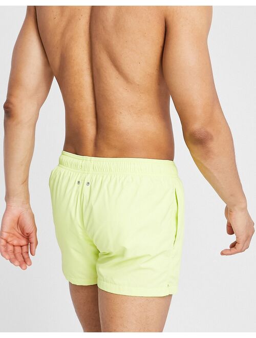 GANT swim shorts in green with side logo