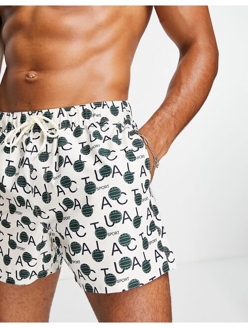 ASOS Actual swim shorts in short length