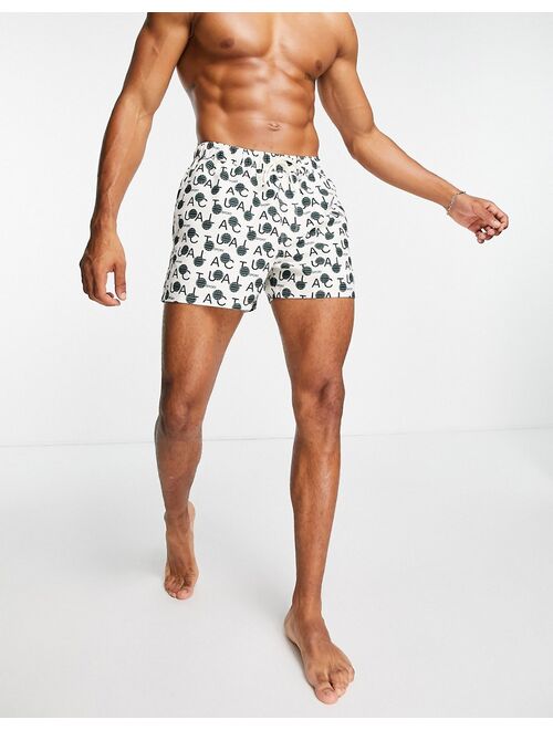 ASOS Actual swim shorts in short length