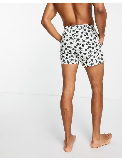 ASOS Actual swim shorts in short length