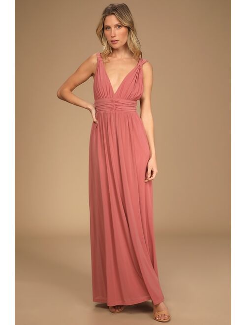 Lulus Mesmerized by Love Light Sage Mesh Lace-Up Maxi Dress