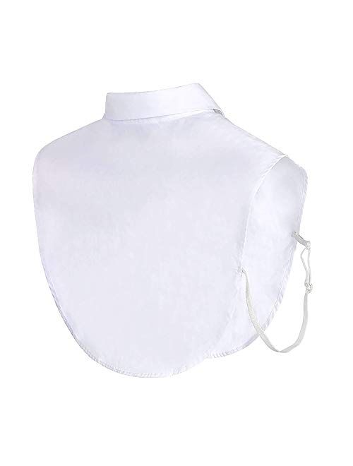 PHOGARY 2 Pieces Fake Collar Detachable Dickey Collar for Women, Detachable Pointed Collar Classic Fake Doll Shirt Blouse Collared Shirt Attachment Undershirts for Women 