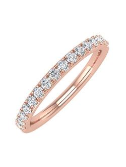 1/4 Carat Diamond Anniversary Wedding Band in 14K Gold (I1-I2 Clarity)