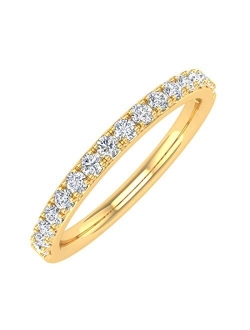 1/4 Carat Diamond Anniversary Wedding Band in 14K Gold (I1-I2 Clarity)