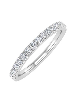 1/4 Carat Diamond Anniversary Wedding Band in 14K Gold (I1-I2 Clarity)