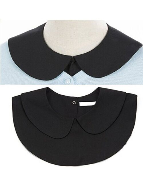 Vivian Women's Girls Detachable False Collar Half Shirt Blouse Necklace Collar Tie