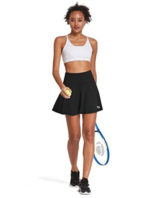 BALEAF Women's High Waisted Tennis Skirt Golf Active Sport Running Skorts Skirts Ball Pockets