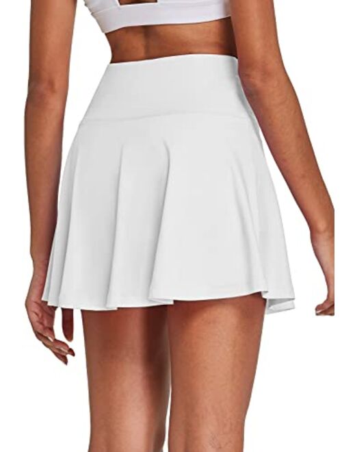 BALEAF Women's High Waisted Tennis Skirt Golf Active Sport Running Skorts Skirts Ball Pockets