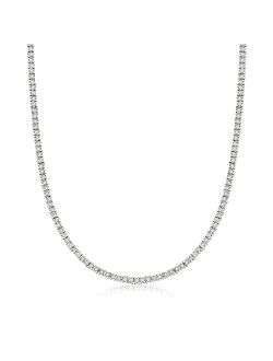 3.00 ct. t.w. Diamond Tennis Necklace in Sterling Silver