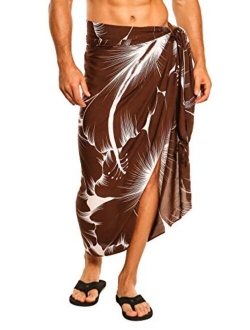 1 World Sarongs 1 World Sarong Mens Hibiscus Sarong