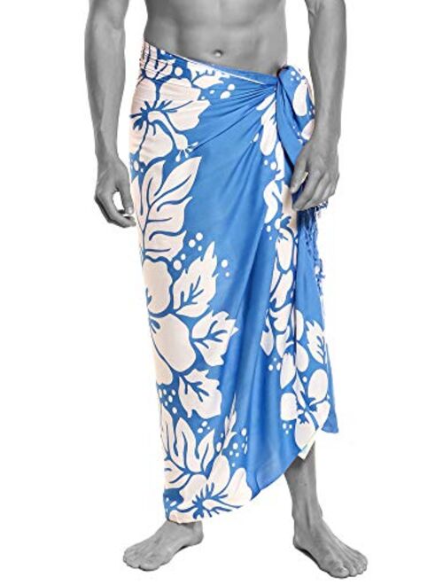 1 World Sarongs 1 World Sarong Mens Hibiscus Sarong