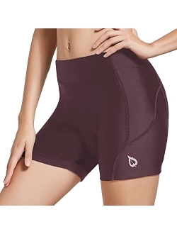 Women's 5" Bike Shorts 4D Padded Pockets Bicycle Cycling Underwear Mountain Bike Liner Spin Gel UPF50