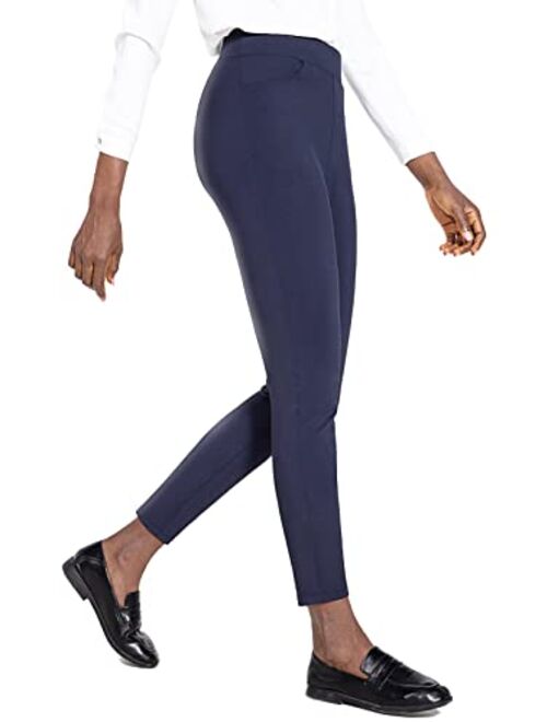 BALEAF Women's Work Leggings Skinny Yoga Dress Pants Stretchy Business Casual with Pockets Office Ponte