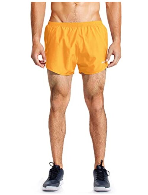 BALEAF Men's 3'' Running Shorts Gym Quick Dry Athletic Workout Pocket Lightweight Brief