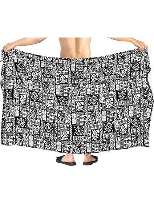 HAPPY BAY Men's Standard Beachwear Sarong Pareo Wrap