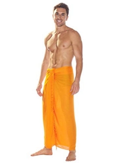 1 World Sarong Mens Solid Color Sarong