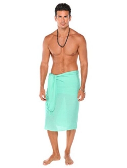 1 World Sarong Mens Solid Color Sarong