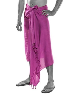 1 World Sarong Mens Solid Color Sarong