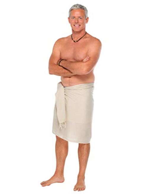 1 World Sarong Mens Solid Color Sarong